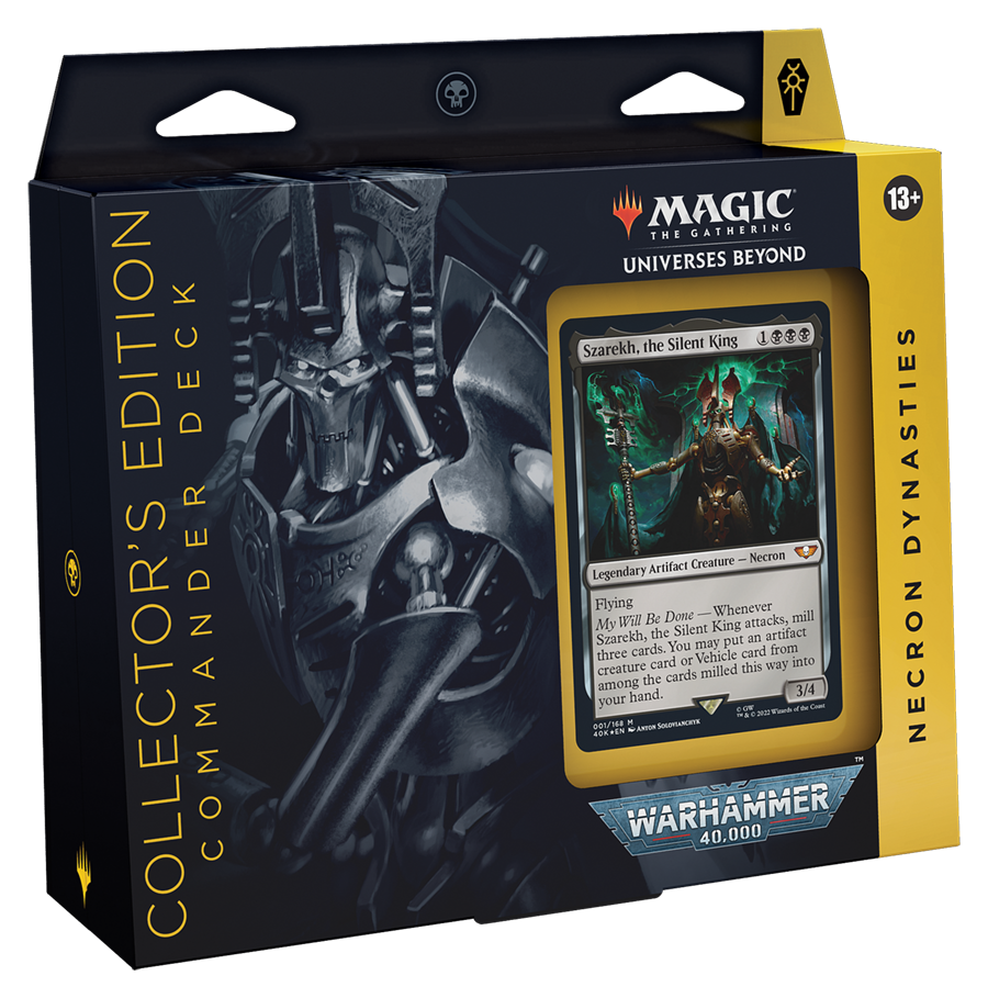 Magic The Gathering: Warhammer 40,000 - Commander Deck (Necron Dynasties - Collector's Edition)