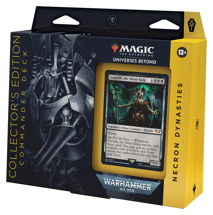 Magic The Gathering: Warhammer 40,000 - Commander Deck (Necron Dynasties - Collector's Edition)