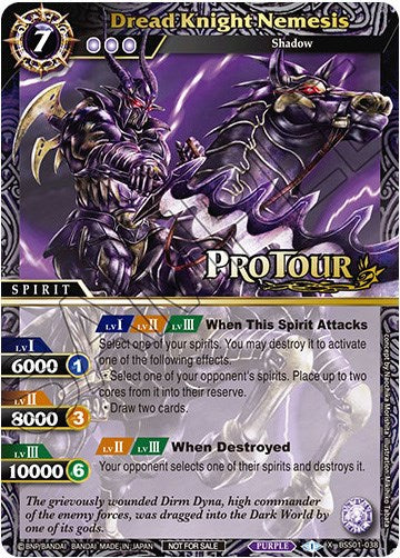 Dread Knight Nemesis (X Rare Special Pack Vol. 1) (BSS01-038) [Battle Spirits Saga Promo Cards]