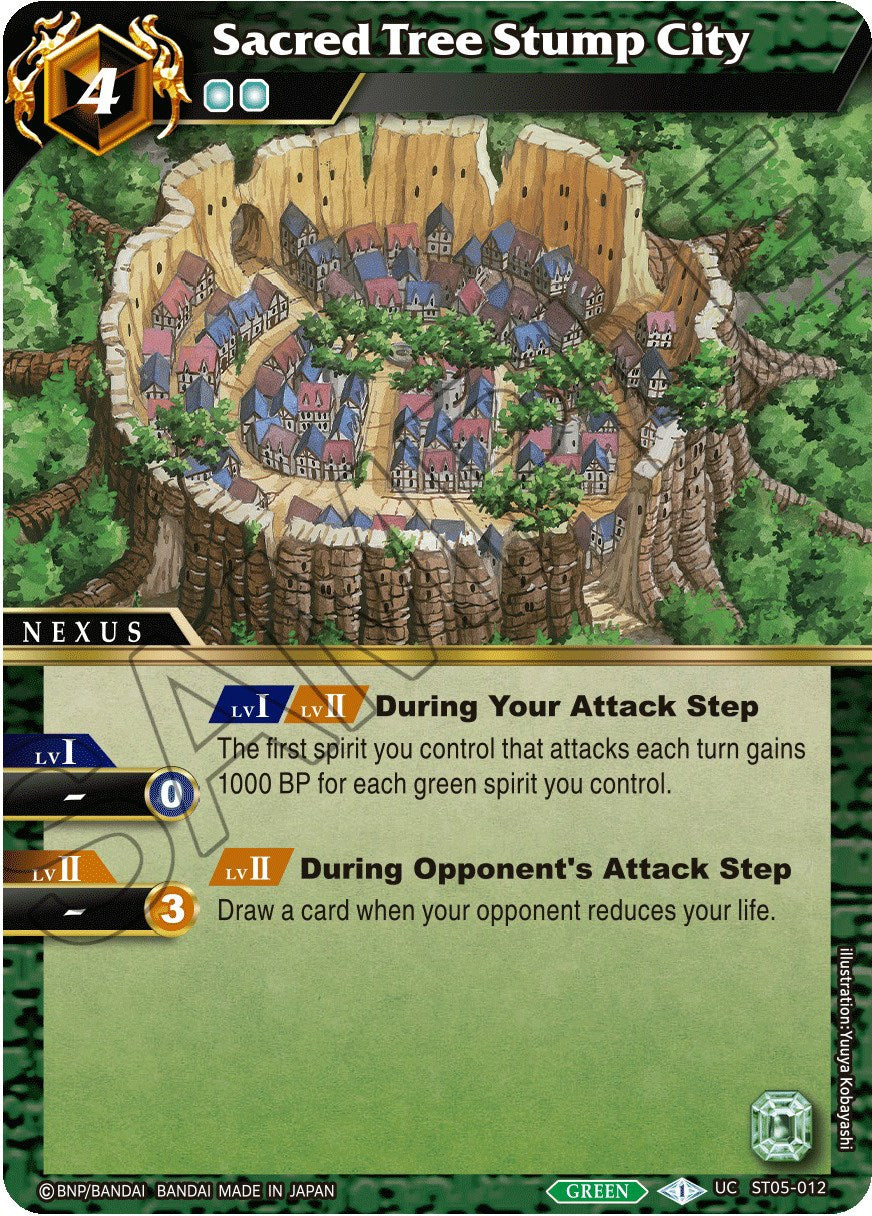 Sacred Tree Stump City (ST05-012) [Starter Deck 05: Verdant Wings]