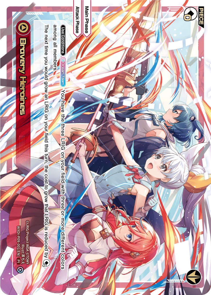 Bravery Heroines (WXDi-P09-001[EN]) [Conflated Diva]