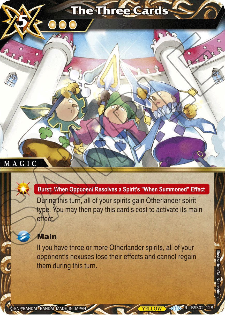 The Three Cards (BSS02-128) [False Gods]