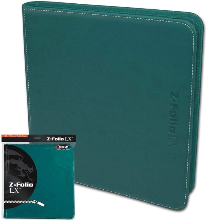 Carpeta Z-Folio 12-Pocket LX Album - Verde Azulado