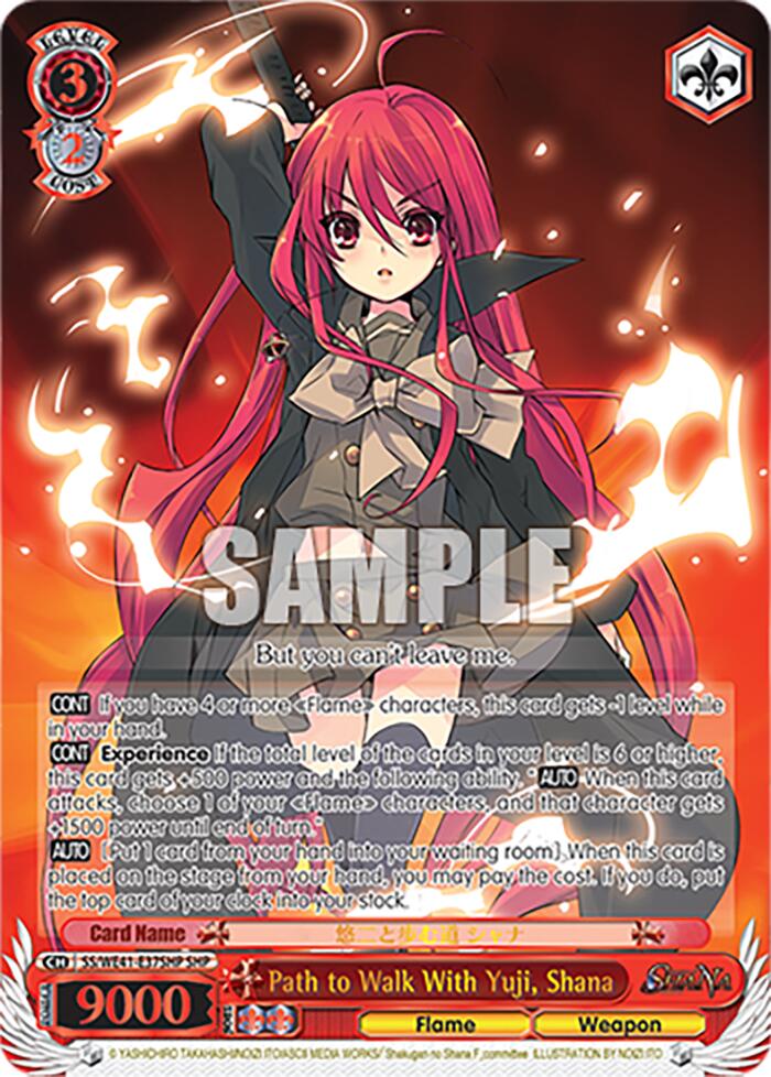 Path to Walk With Yuji, Shana (SHP) [Shakugan no Shana Premium Booster]