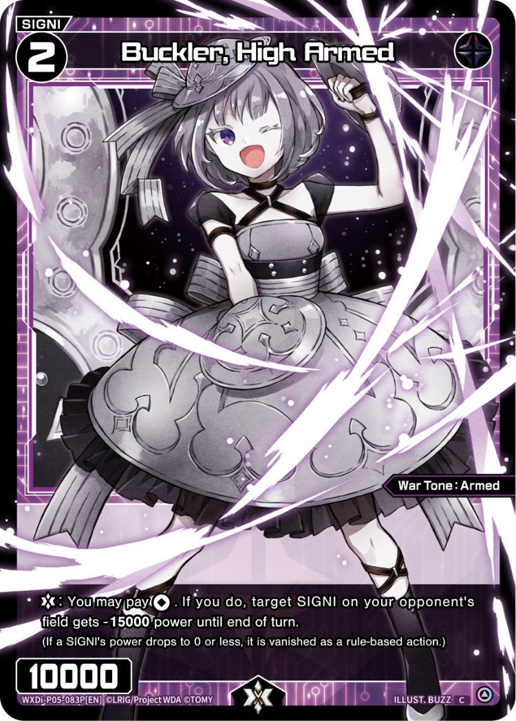 Buckler, High Armed (Parallel Foil) (WXDi-P05-083P) [Curiosity Diva]