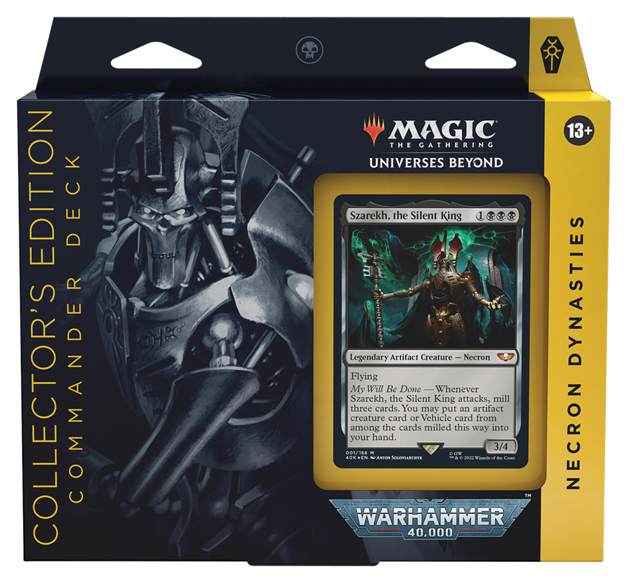 Magic The Gathering: Warhammer 40,000 - Commander Deck (Necron Dynasties - Collector's Edition)
