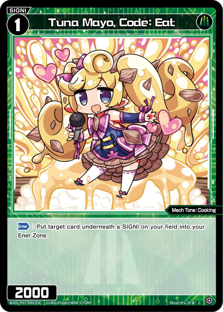 Tuna Mayo, Code: Eat (WXDi-P07-080[EN]) [Welcome Back Diva -Lostorage-]