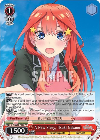 A New Story, Itsuki Nakano (5HY/W90-PE06 PR) [The Quintessential Quintuplets 2]