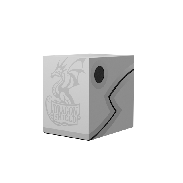 Deck Box Dragon Shield Revised Double Shell - Ashen White (Almacena 100+ Cartas)