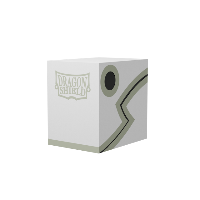 Deck Box Dragon Shield Double Shell - White/Black (Almacena 100+ Cartas)
