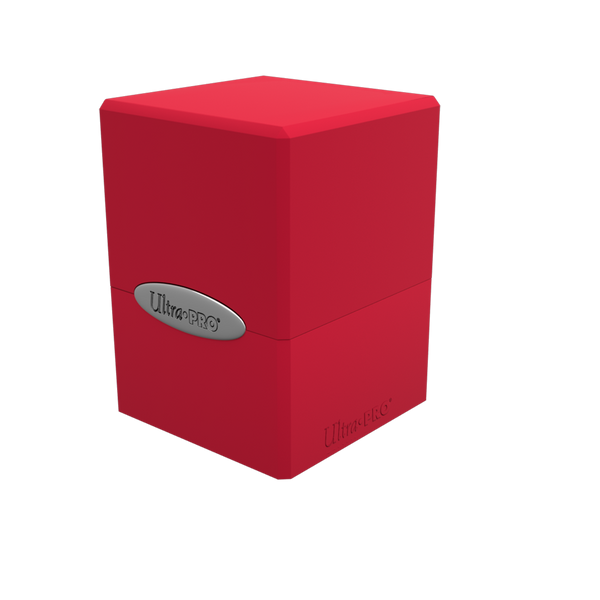 Deck Box Classic Satin Cube - Apple Red