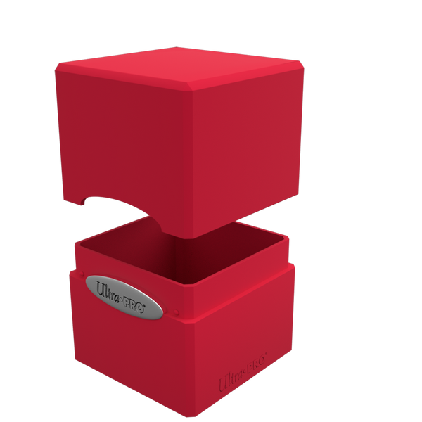 Deck Box Classic Satin Cube - Apple Red